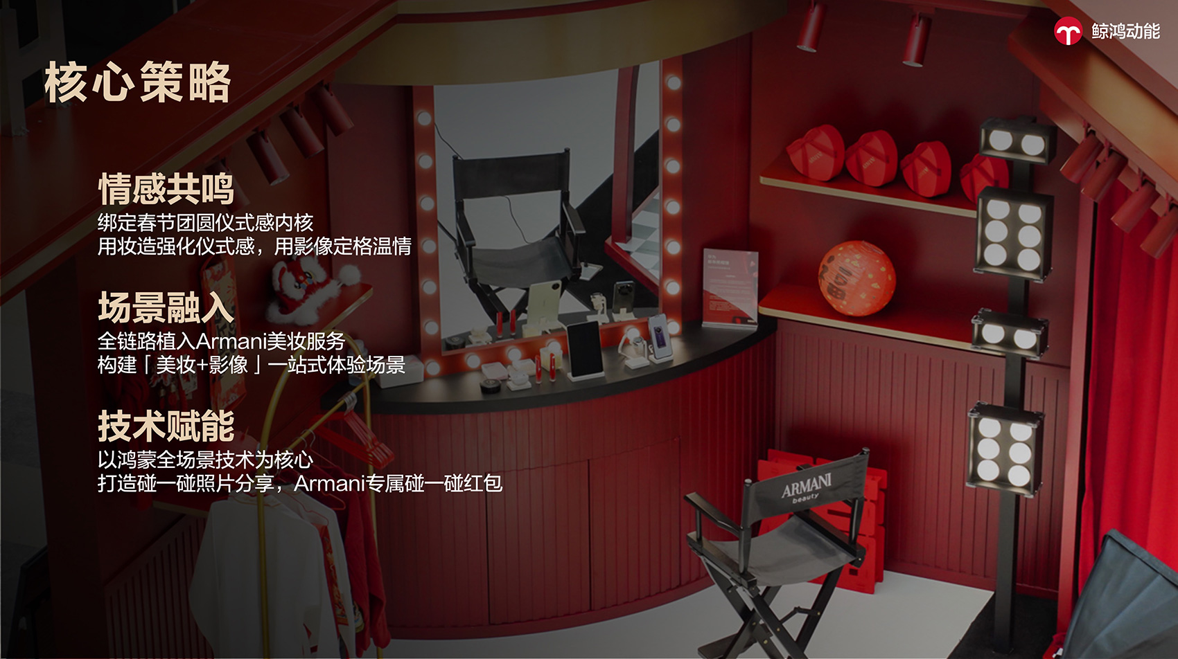 以妆赴新，以影留年｜鲸鸿动能X阿玛尼新春快闪，创新助力美妆破圈